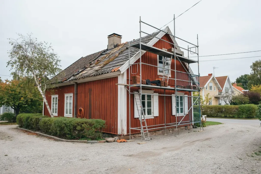dags att l gga om taket tecken materialval och smarta beslut f r villa gare